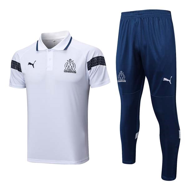 Polo Marsella Conjunto Completo 2023-2024 Blanco